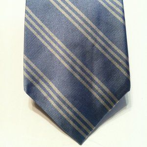 ROBERT TALBOTT FOR GUFFEY'S MENS NEW SKY BLUE SILK TIE  WIDTH: 3 3/4"